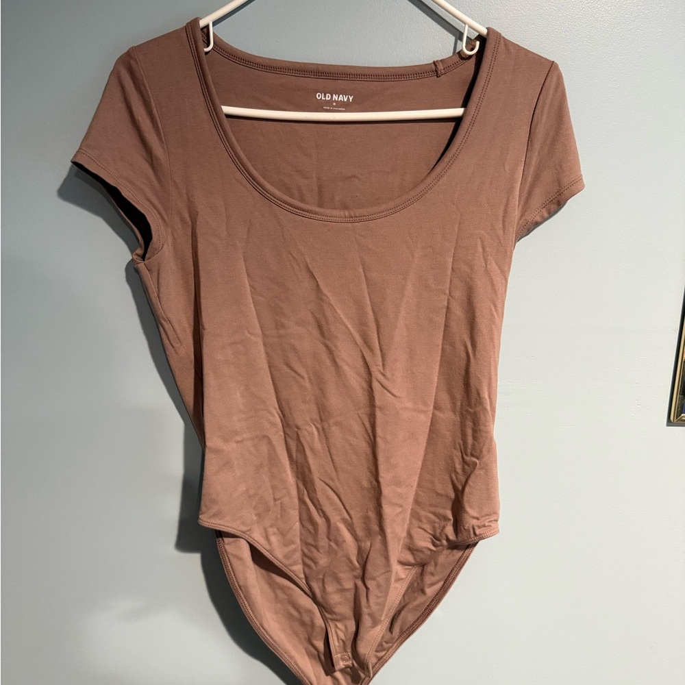 Old Navy Women's Tan Bodysuit